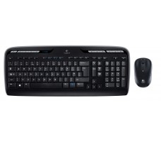 Logitech Wireless Combo MK330 tastatur Mus inkludert Kontor USB QWERTY US International Sort