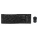 Logitech Wireless Combo MK270 tastatur Mus inkludert RF kabel-fri QWERTY Nordisk Sort