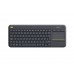 Logitech K400 Plus Tv tastatur Universell RF kabel-fri AZERTY Fransk Sort