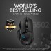 Logitech G G502 Hero datamus Høyre hendt USB Type-A Optisk 25600 DPI