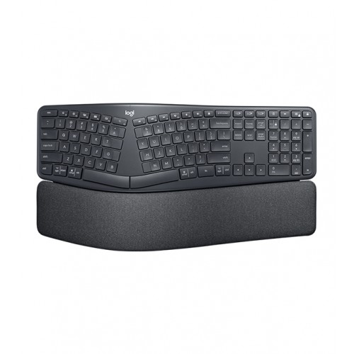 Logitech Ergo K860 tastatur RF trådløs + Bluetooth QWERTY Nordisk Grafitt