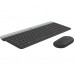 Logitech MK470 tastatur Mus inkludert Universell RF kabel-fri QWERTZ Tysk Grafitt