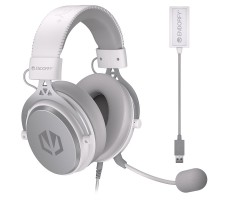 ENDORFY VIRO Plus USB Onyx White Hodesett Koblet med ledninger (ikke trådløs) Hodebånd Musikk/hver dag Hvit