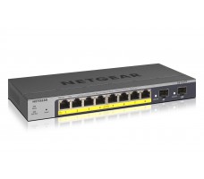 NETGEAR GS110TP Håndtert L2/L3/L4 Gigabit Ethernet (10/100/1000) Strøm over Ethernet (PoE) Grå