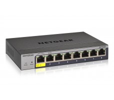 NETGEAR GS108Tv3 Håndtert L2 Gigabit Ethernet (10/100/1000) Grå