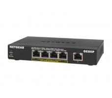 NETGEAR GS305Pv2 Uhåndtert Gigabit Ethernet (10/100/1000) Strøm over Ethernet (PoE) Sort