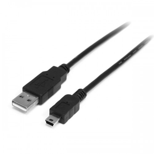 StarTech.com USB2HABM1M USB-kabel USB 2.0 1 m USB A Mini-USB B Sort