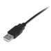 StarTech.com USB2HABM1M USB-kabel USB 2.0 1 m USB A Mini-USB B Sort