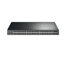 TP-Link TL-SG3452P nettverkssvitsj Håndtert L2/L3 Gigabit Ethernet (10/100/1000) Strøm over Ethernet (PoE) 1U Sort