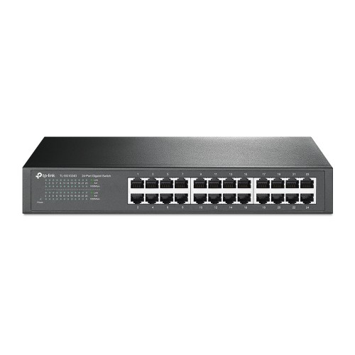 TP-Link TL-SG1024D Uhåndtert Gigabit Ethernet (10/100/1000) Grå