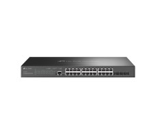 TP-Link Omada SG3428XMP nettverkssvitsj Håndtert L2+ Gigabit Ethernet (10/100/1000) Strøm over Ethernet (PoE) 1U Sort