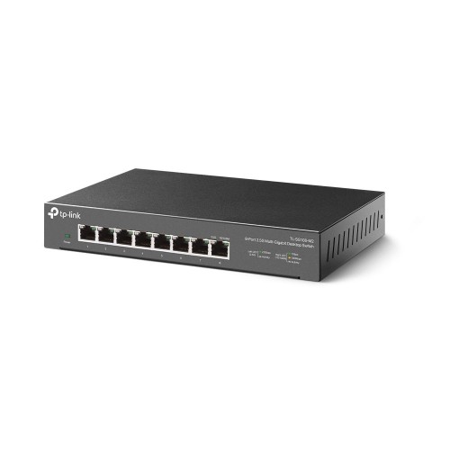 TP-Link TL-SG108-M2 nettverkssvitsj Uhåndtert 2.5G Ethernet (100/1000/2500) Sort