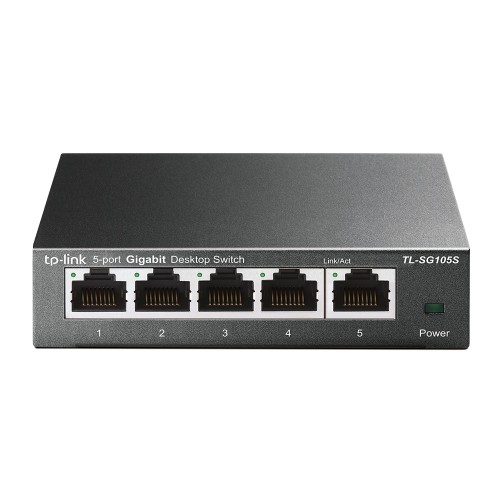 TP-Link TL-SG105S Uhåndtert Gigabit Ethernet (10/100/1000) Sort