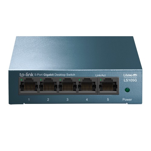 TP-Link LS105G Uhåndtert Gigabit Ethernet (10/100/1000) Blå