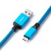 Cablemod CM-PKCA-CWAW-OW150OW-R USB-kabel 1,5 m USB A Micro-USB B Blå