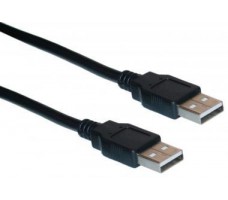 Kramer Electronics 0.9m USB 2.0 USB-kabel 0,9 m USB A Sort