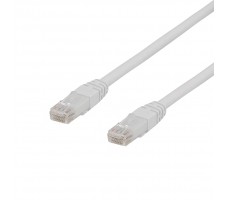 Deltaco TP-61VAU nettverkskabel Hvit 1 m Cat6a U/UTP (UTP)