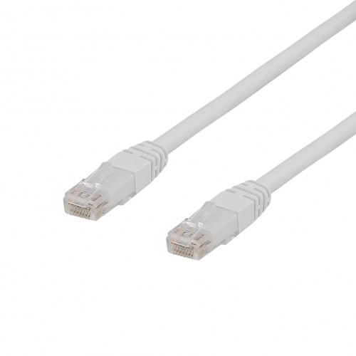 Deltaco TP-61VAU nettverkskabel Hvit 1 m Cat6a U/UTP (UTP)