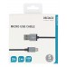 Deltaco MICRO-113F USB-kabel 2 m USB 2.0 USB A Micro-USB B Sort