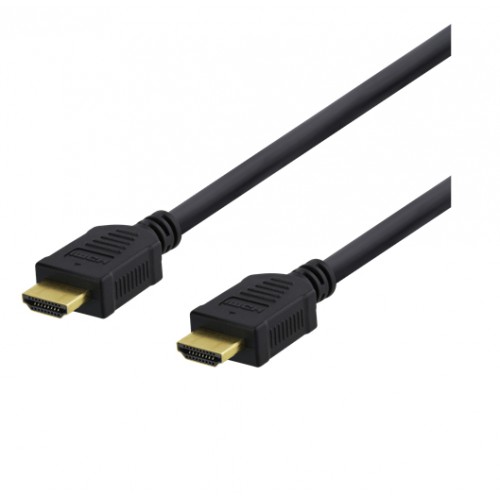 Deltaco HDMI-1030D HDMI-kabel 3 m HDMI Type A (Standard) Sort