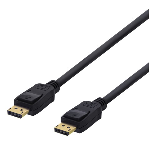 Deltaco DP-1015D DisplayPort-kabel 1,5 m Sort