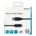 Deltaco USBC-1005M USB-kabel 1,5 m USB 2.0 USB A Sort