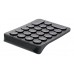 Deltaco TB-125 numerisk tastatur Laptop/PC RF kabel-fri Sort