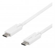 Deltaco USBC-1504 USB-kabel 2 m USB 3.2 Gen 1 (3.1 Gen 1) Hvit