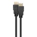 Deltaco HU-05 HDMI-kabel 0,5 m HDMI Type A (Standard) Sort