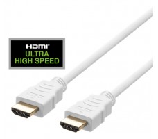 Deltaco HU-20A HDMI-kabel 2 m HDMI Type A (Standard) Hvit