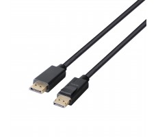 Deltaco DP8K-1040-LSZH DisplayPort-kabel 4 m Sort