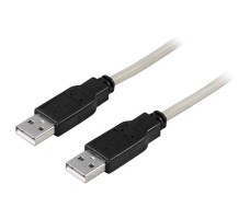 Deltaco USB2-10 USB-kabel 5 m USB 2.0 USB A