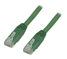 Deltaco UTP Cat6 nettverkskabel Grønn 1 m