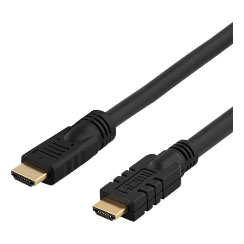 Deltaco HDMI-1150 HDMI-kabel 15 m HDMI Type A (Standard) Sort