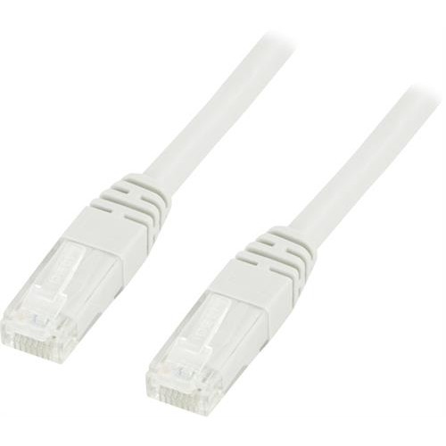 Deltaco TP-603V nettverkskabel Hvit 0,3 m Cat6 U/UTP (UTP)