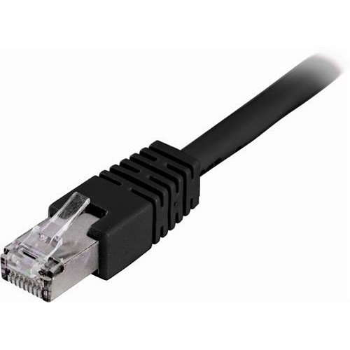 Deltaco STP-603S nettverkskabel Sort 0,3 m Cat6 F/UTP (FTP)