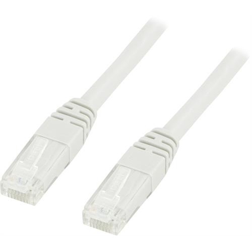 Deltaco TP-60V-K nettverkskabel Hvit 0,5 m Cat6 U/UTP (UTP)