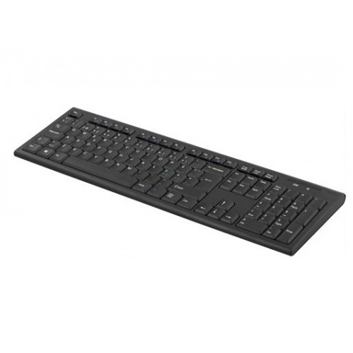 Deltaco TB-122 tastatur RF kabel-fri Nordisk Sort