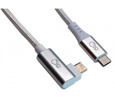 Ochno O-USBG2-70-2 USB-kabel 0,7 m USB 3.2 Gen 2 (3.1 Gen 2) USB C Aluminium, Hvit