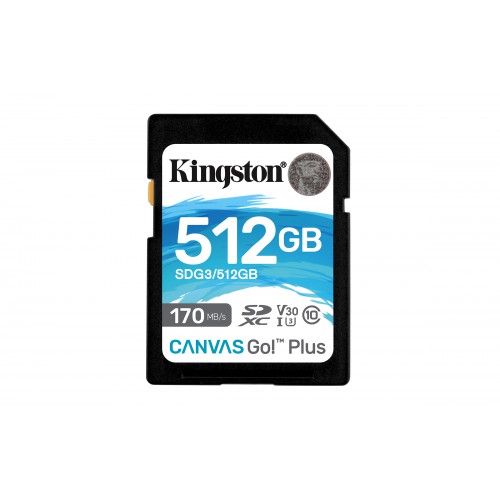 Kingston Technology Canvas Go! Plus 512 GB SD UHS-I Klasse 10