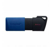 Kingston Technology DataTraveler Exodia M USB-minnepenn 64 GB USB Type-A 3.2 Gen 1 (3.1 Gen 1) Sort, Blå