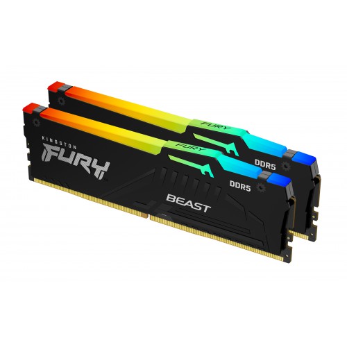 Kingston Technology FURY Beast RGB minnemodul 32 GB 2 x 16 GB DDR5