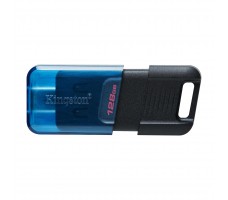 Kingston Technology DataTraveler 80 USB-minnepenn 128 GB USB Type-C 3.2 Gen 1 (3.1 Gen 1) Sort, Blå