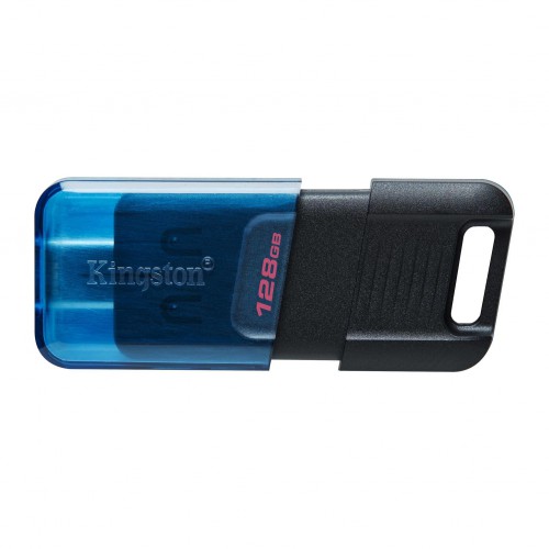 Kingston Technology DataTraveler 80 USB-minnepenn 128 GB USB Type-C 3.2 Gen 1 (3.1 Gen 1) Sort, Blå