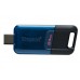 Kingston Technology DataTraveler 80 M USB-minnepenn 64 GB USB Type-C 3.2 Gen 1 (3.1 Gen 1) Sort, Blå