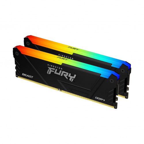 Kingston Technology FURY Beast RGB minnemodul 16 GB 2 x 8 GB DDR4 1800 MHz