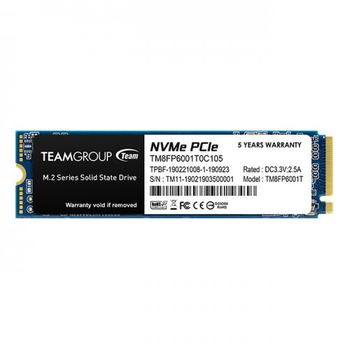 Team Group MP33 1 TB M.2 PCI Express 3.0 NVMe 3D NAND