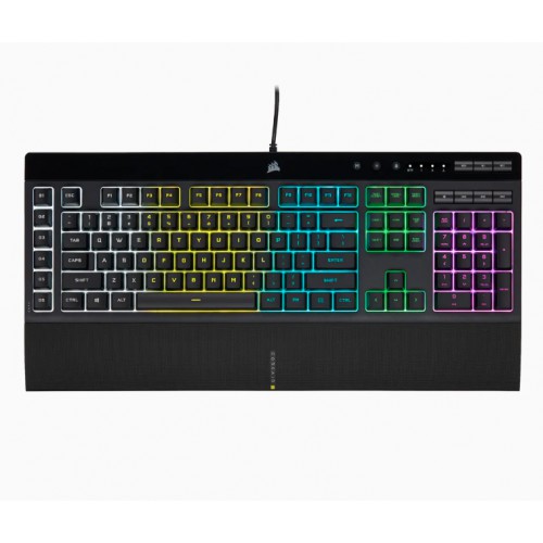 Corsair K55 RGB PRO tastatur USB QWERTY Nordisk Sort