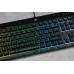 Corsair K55 RGB PRO tastatur USB QWERTY Nordisk Sort