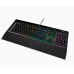 Corsair K55 RGB PRO tastatur USB QWERTY Nordisk Sort